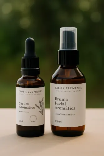kit skincare sérum + bruma facial - natural vegano limpeza hidratação novo
