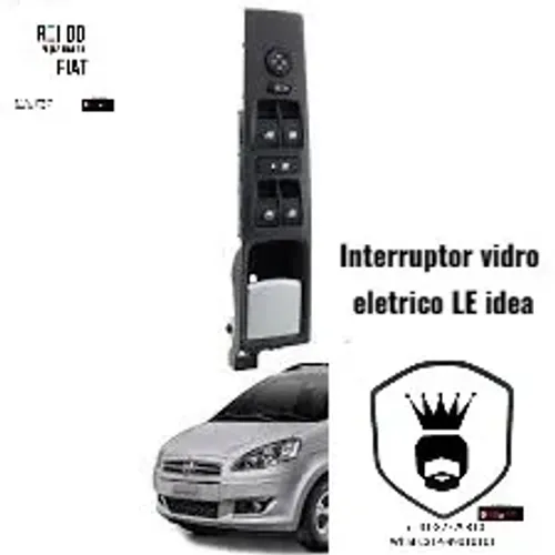Interruptor vidro eletrico idea dianteiro esquerdo motorista 