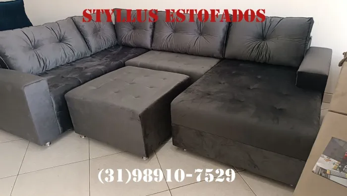 Sofá de Canto de LUXO 