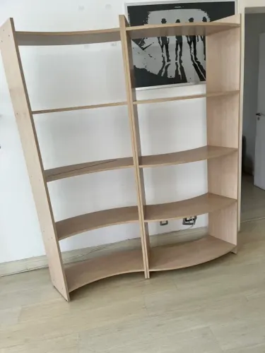 Estante com design de ondas, super moderna
