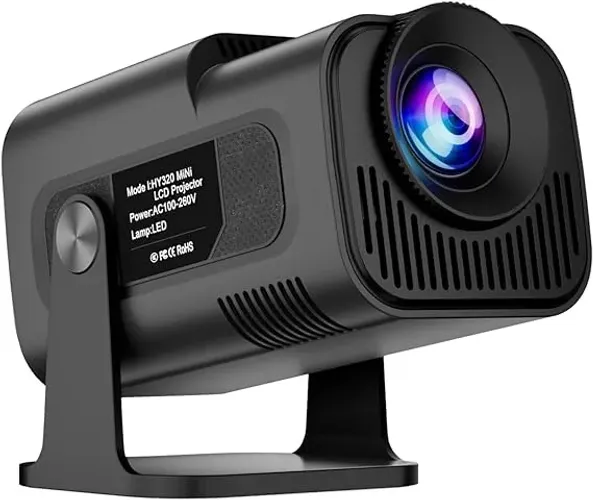 NOVO, na caixa. Projetor HY320 MINI 4k Magcubic. Full HD 720p. Preto. Com acessórios.