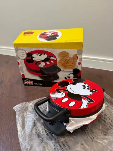 Máquina de Waffle Mickey Mouse