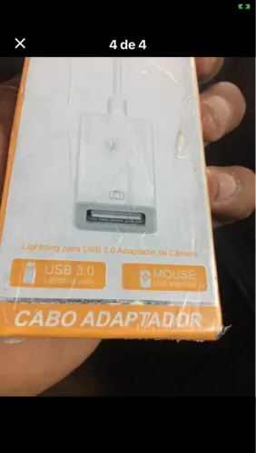 Adaptador Lightning para USB 3.0 - Cabo Adaptador para iPhone e iPad 