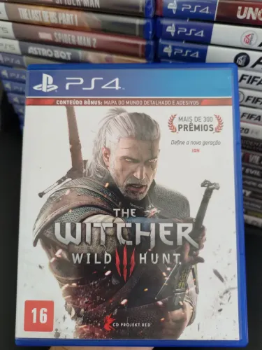 The Witcher 3: Wild Hunt com Mapa e adesivo Jogo PS4