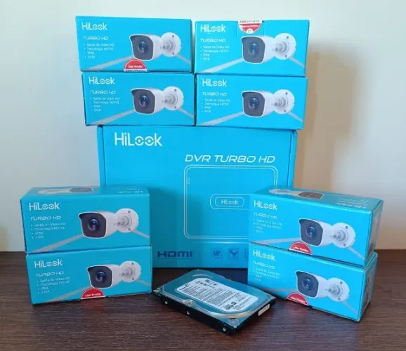 KIT CAMERAS, HD e DVR TURBO HD