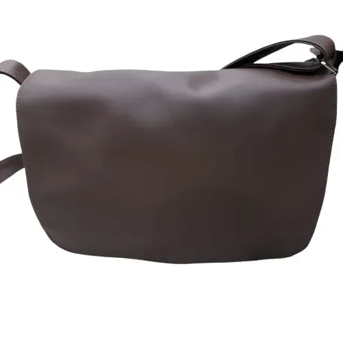 Bolsa carteiro em couro ecológico trabalho escritório moderno advogado