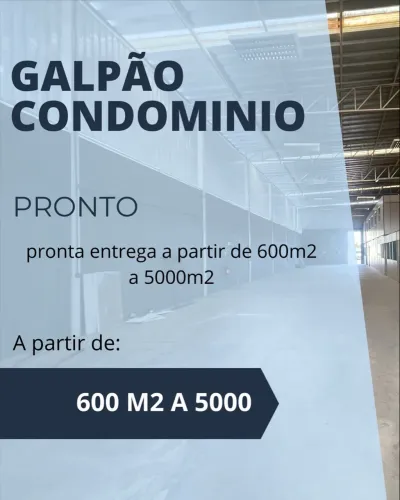 Galpões em Condomínio, ligue e saiba mais
