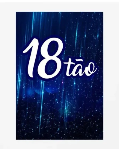 Painel para festa - 18Tão