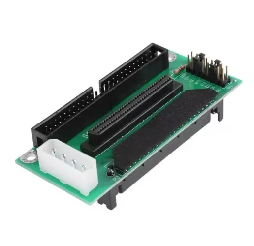 Kit com 4 Adaptador Scsi Sca80 Pinos Para Scsi 68 E 50 Pinos.