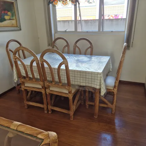 Mesa de jantar 6 lugares 