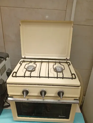 Mini fogão de mesa para camping