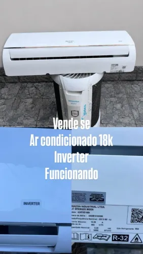 Ar condicionado 18000 inverter com instalação