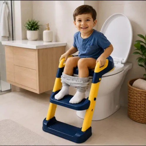 Assento redutor infantil com escada
