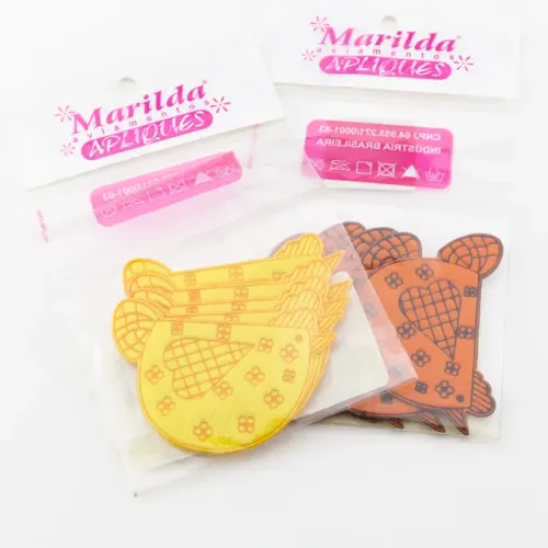 Kit 10 Patch Bordado Galinhas Pelúcia