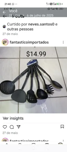Kit 5 peças Promoção mesmo