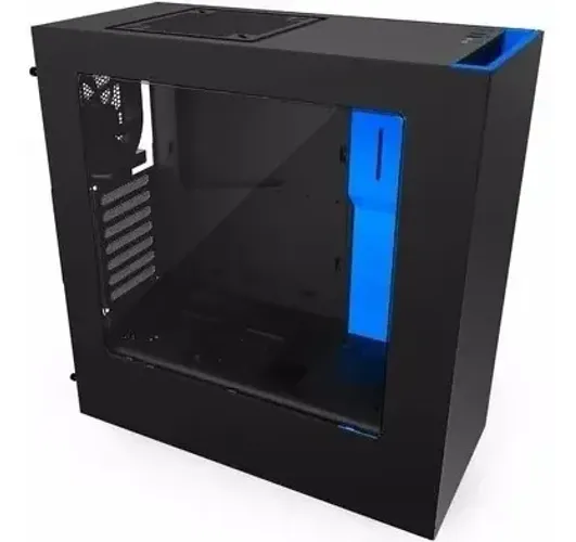 Gabinete Gamer NZXT S340 Preto/Azul (NF/GARANTIA)