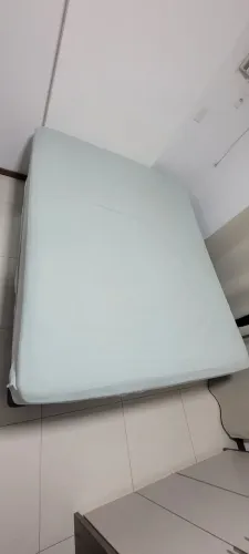 Cama Box Queen Size Completa (Colchão Solto + Base) - Excelente Estado