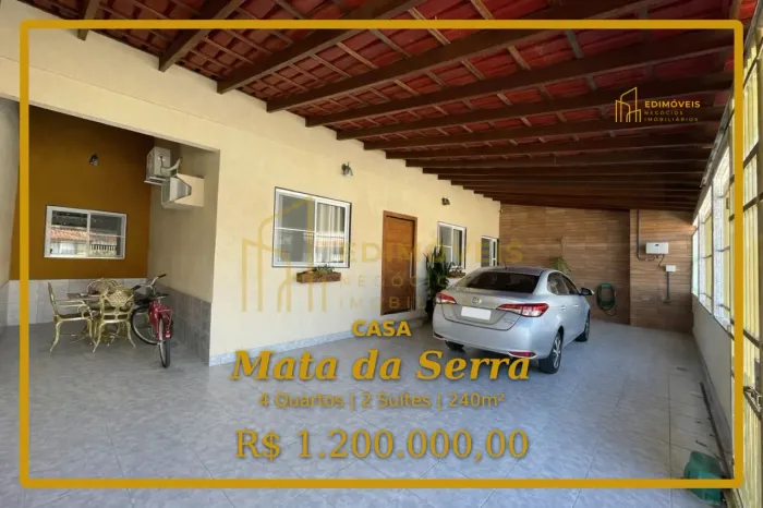 Tranquilidade e conforto: Casa em condomínio na Mata da Serra!