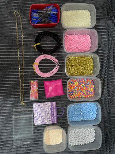 Kit de miçangas para artesanato