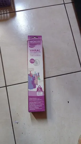 Varal Plástico automático com 5 Cordas - secalux
