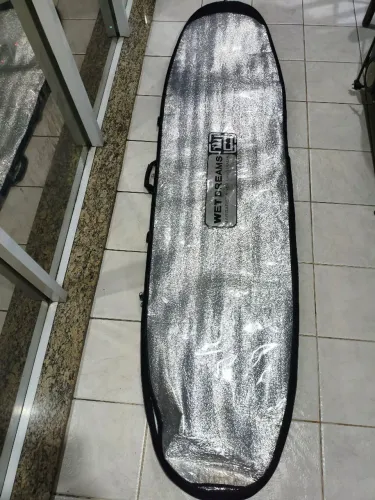Prancha de Surf Funboard HB 7.1 + Capa Térmica Wet Dreams + Jogo de Quilhas