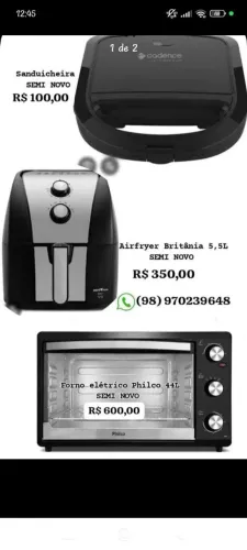 SANDUICHEIRA | AIRFRYER | FORNO ELÉTRICO