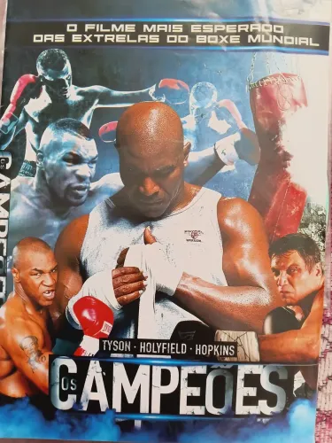 DVDs com a história dos maiores nomes do boxe,  como Tyson e Hollyfield!!