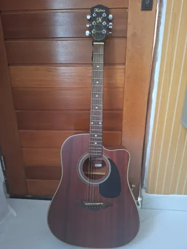 Violão Hofma HMF-250 STNT Eletroacústico Aço - Excelente estado