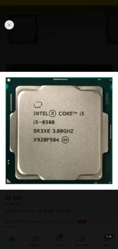 Vendo I5 8500