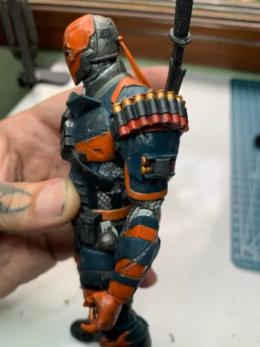 Deathstroke Arkham dc multiverse mcfarlane custom