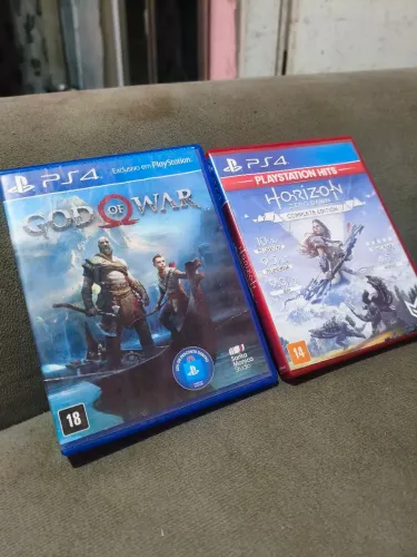 God of War e Horizon - PS4 e PS5