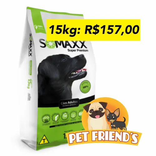 Ração Somax linha completa na promoção 