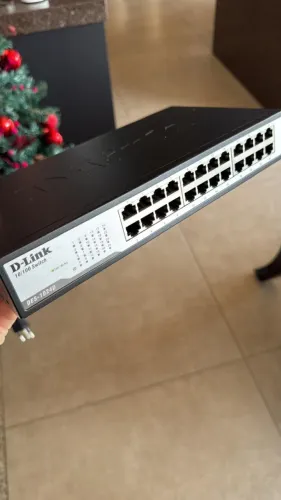 Switch D-link Des-1024d Fast Ethernet 24 Portas 200mbps