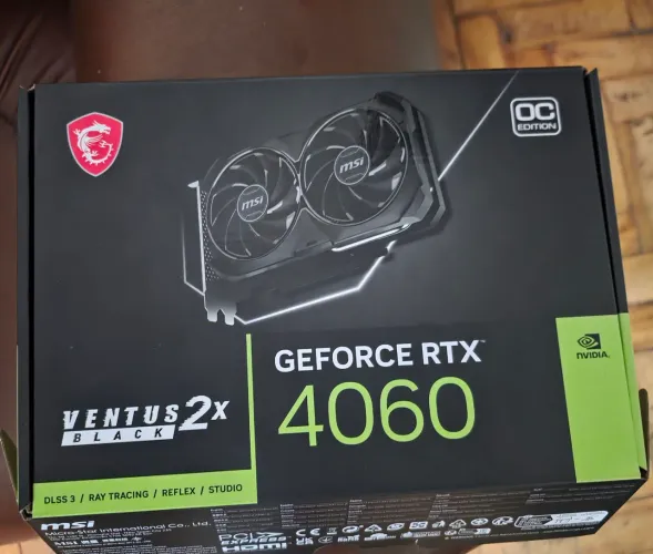 Placa de video RTX 4060 8GB MSI Ventus 2x