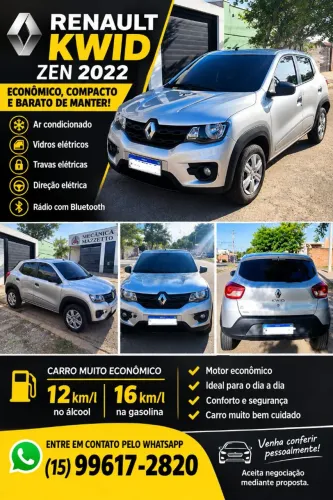 Renault Kwid Zen 1.0 Flex 12V 5P Mec. 2022