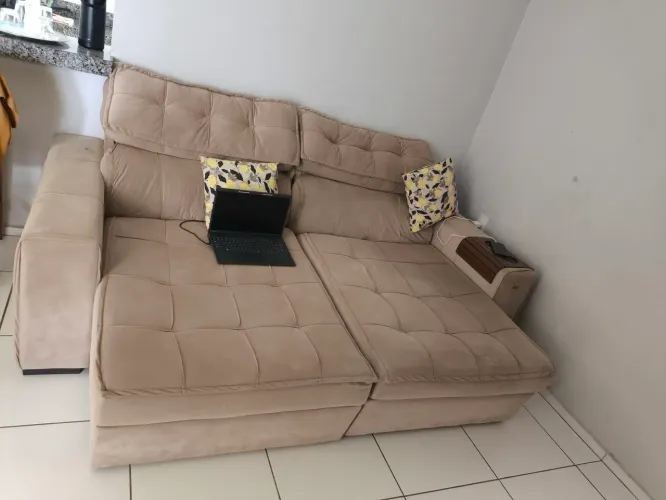 SOFÁ RETRÁTIL RECLINÁVEL
