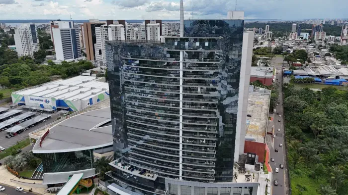 Cristal Tower, 42m2, Manauara Shopping, MOBILIADA