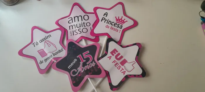 Kit de plaquinhas 