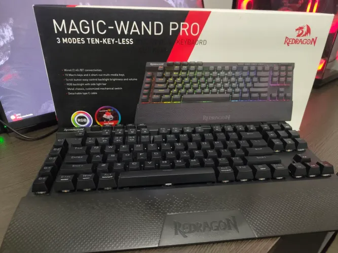 Teclado gamer | redragon Magic wand pro