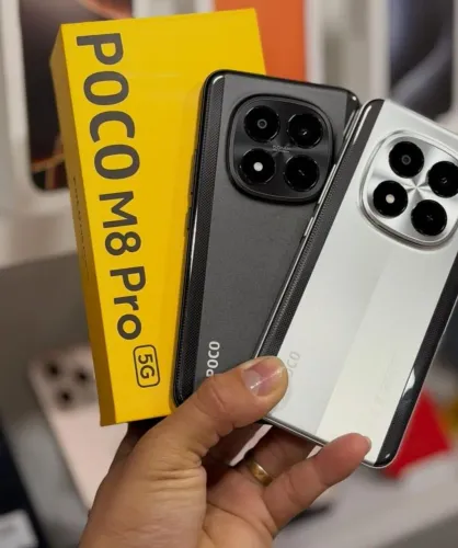 Xiaomi Poco M8 Pró 5G 256GB/8GB RAM - 512GB/12GB RAM - NFC - Lacrados