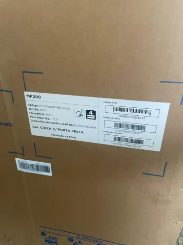 Maquina Lava e Seca Samsung MF200D110WD Cinza Nova Na Caixa