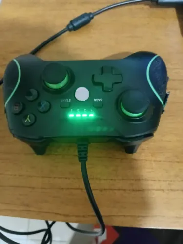 Controle Joystick Verde