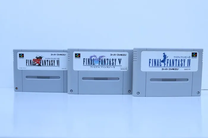 Coleção final fantasy japan 4, 5 e 6 snes super famicom