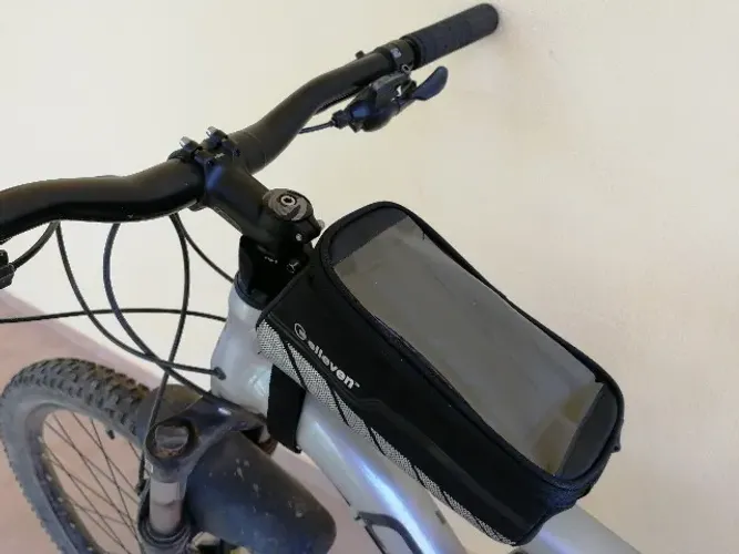 Bolsa Case Celular Bike Bicicleta Quadro Preta