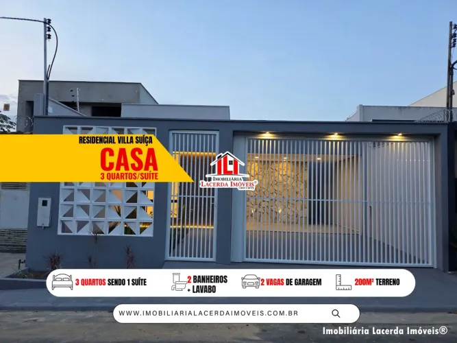 Villa Suíça Manaus - Casa Térrea 3 Quartos Sendo 1 Suíte com Closet e Espaço Gourmet