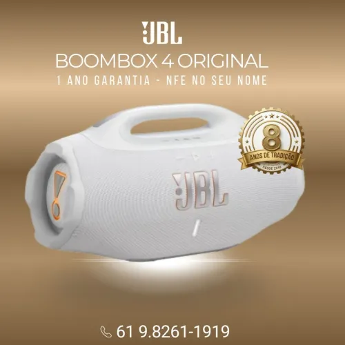 JBL BOOMBOX 4 | ORIGINAL - LACRADA - 1 ANO GARANTIA - NOTA FISCAL NO SEU NOME