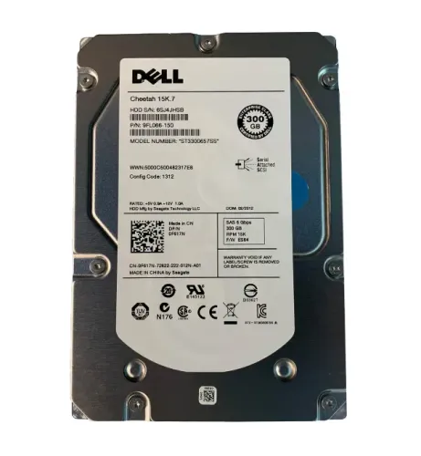 Hd para servidor Dell Sas 300gb 3.5 15k.7 Pn F617n St3300657ss