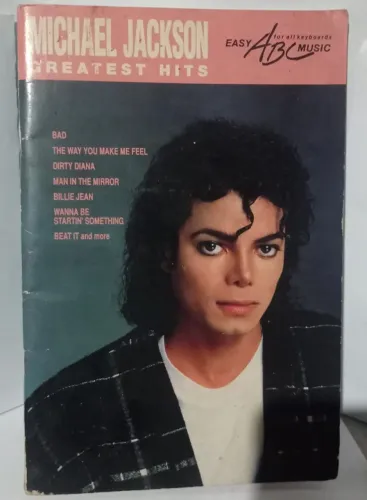 Livro antigo de música partitura Michael Jackson Greatest Hits - Michael Jackson