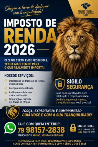 FAÇO SEU IMPOSTO DE RENDA!