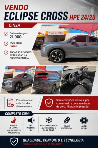 Mitsubishi Eclipse Cross HPE 1.5 16V 165cv AUT 2025